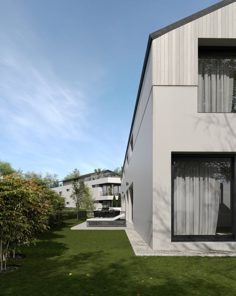 Wohnungen Salzburg Ansicht zum Reihenhaus