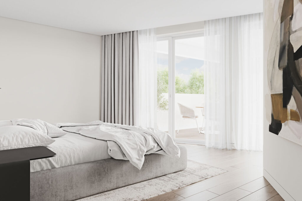 Wohnungen Salzburg Top 03 Ansicht Schlafzimmer