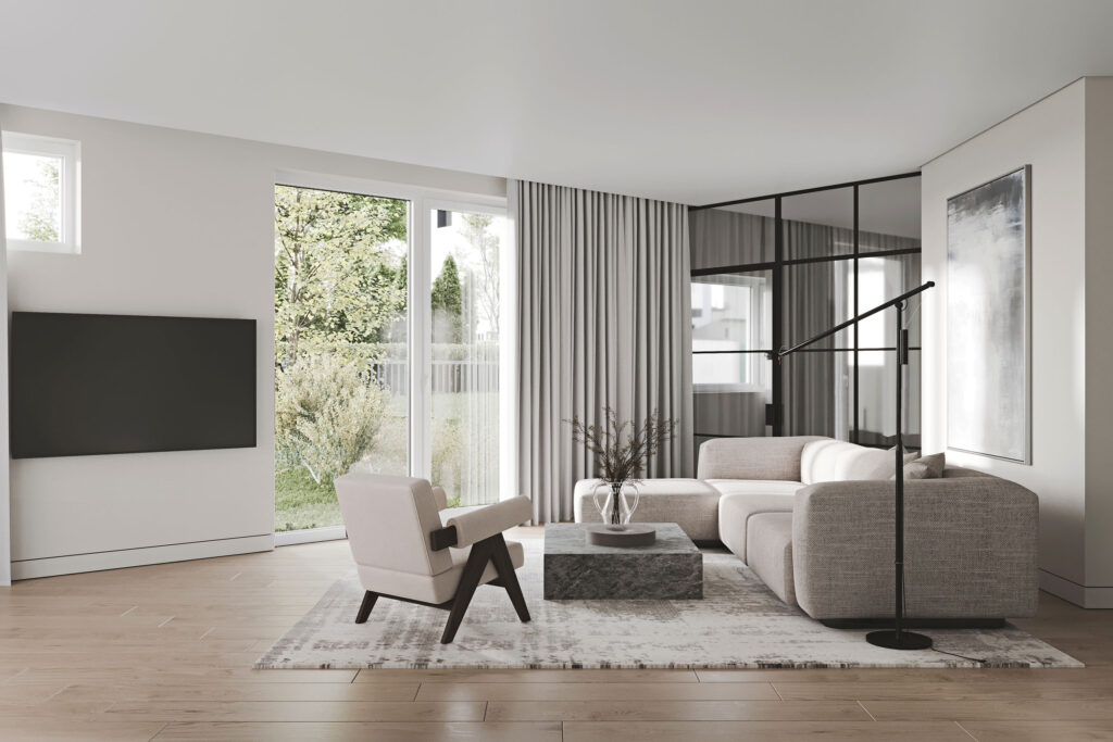 Wohnungen Salzburg Top 03 Ansicht Wohnzimmer