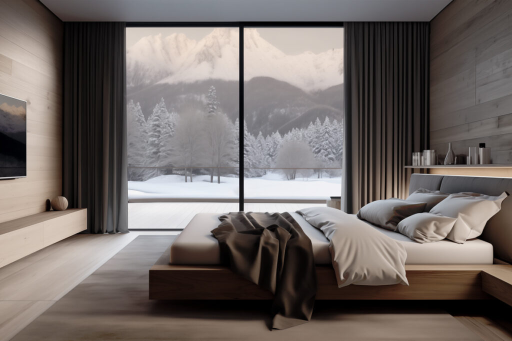 Wohnungen Salzburg Top 04 Terrassen Suite Ansicht Schlafen