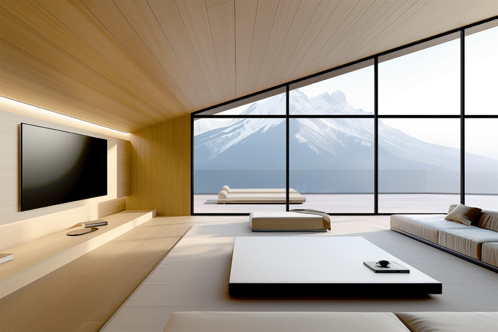 Wohnungen Salzburg Top 06 Penthouse Ansicht Wohnen